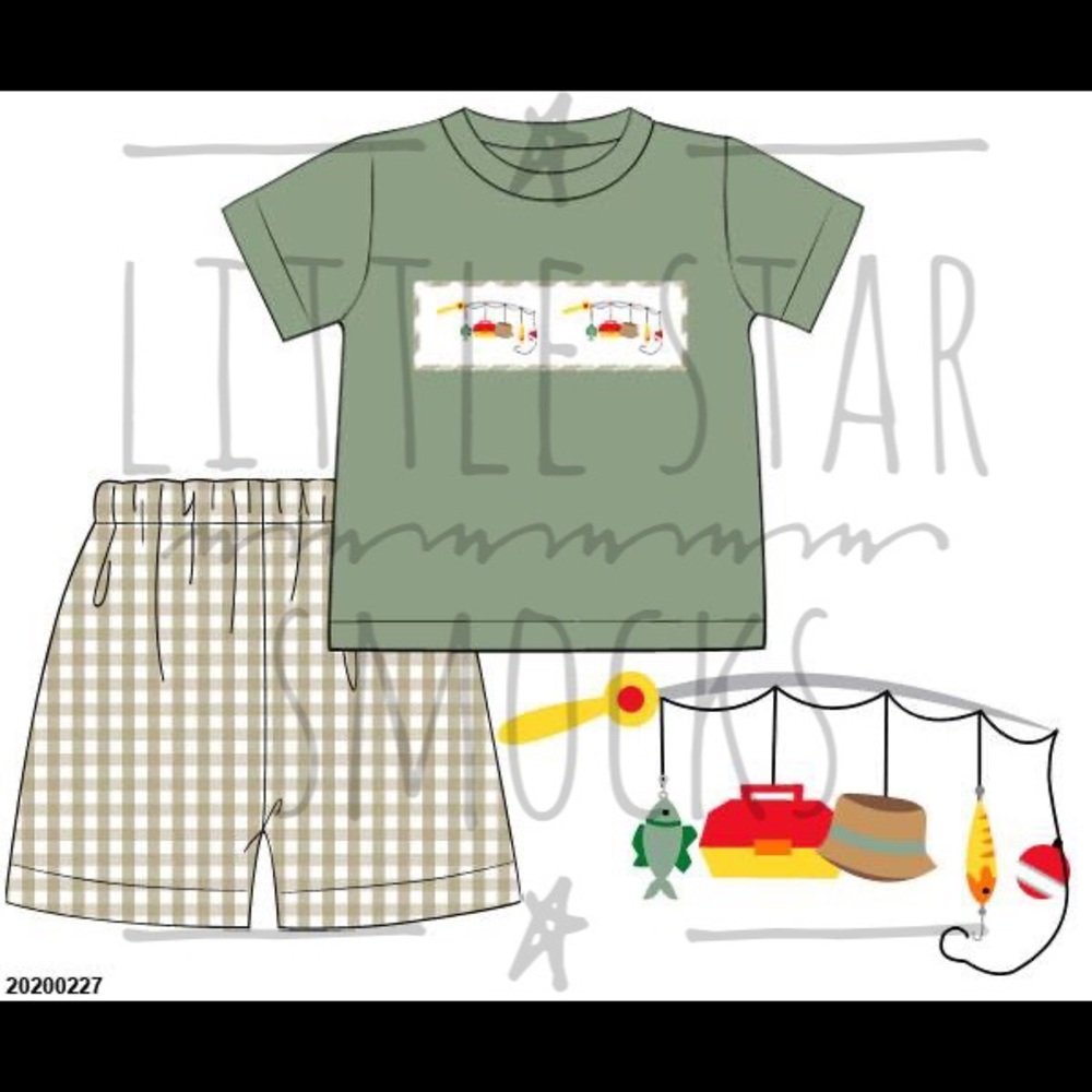 Smocked & appliquéd children’s clothing